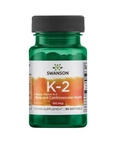 Витамин K-2 - 100mcg - 30...