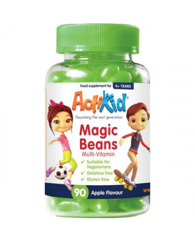 Мултивитамини Magic Beans - 90 гъмита- Малина